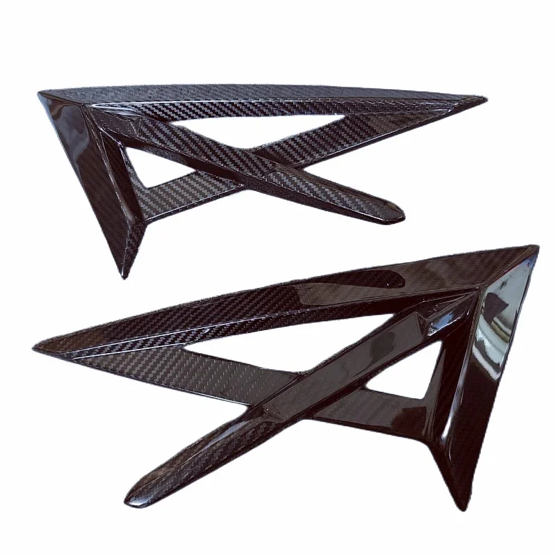 Style Dry Carbon Fibe Body Kit Front bar Edge Side Skirt Rear Diffuser