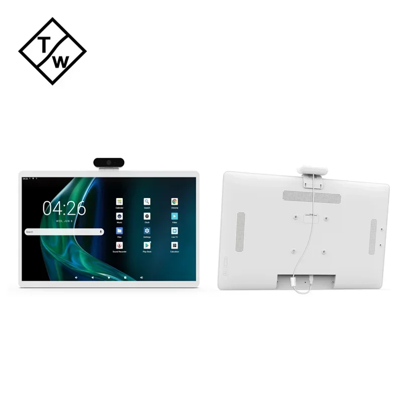 AT24NW RK3399 White Color 24 inch Android Touch Screen Tablet PC Digital Signage