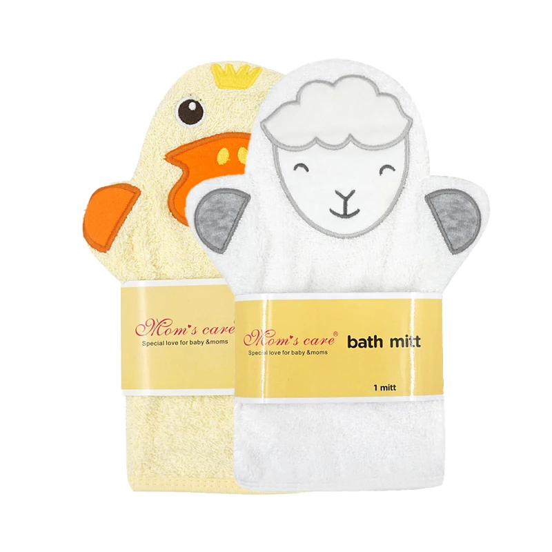 2-piece Nowborn Baby Child Boys and girls shower towels Cartoon Animal Embroidery Bathing Towel