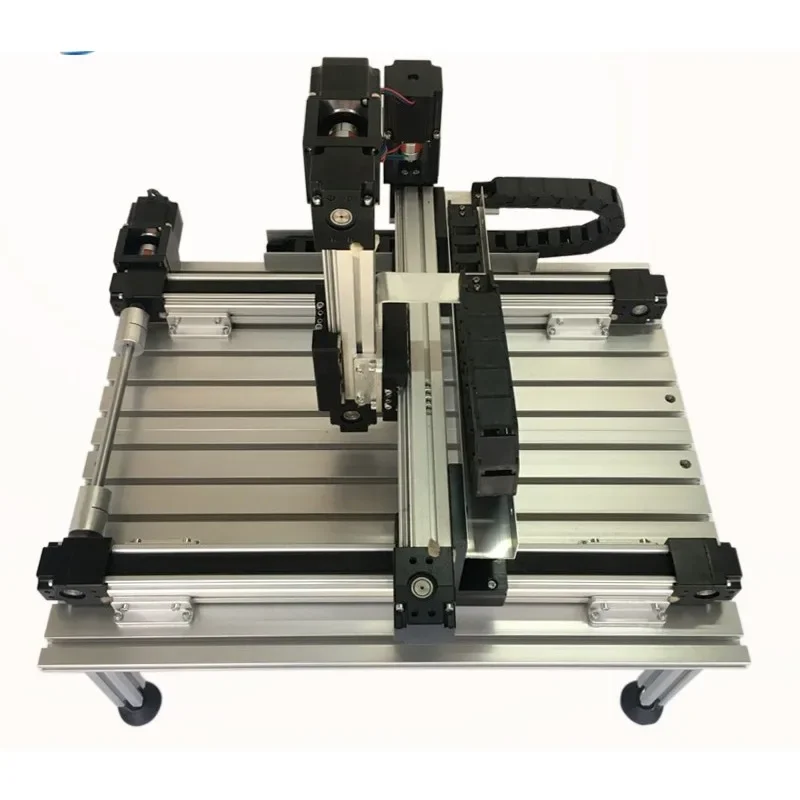 TBD40 aluminum profile synchronous belt sliding table with workbench gantry combination