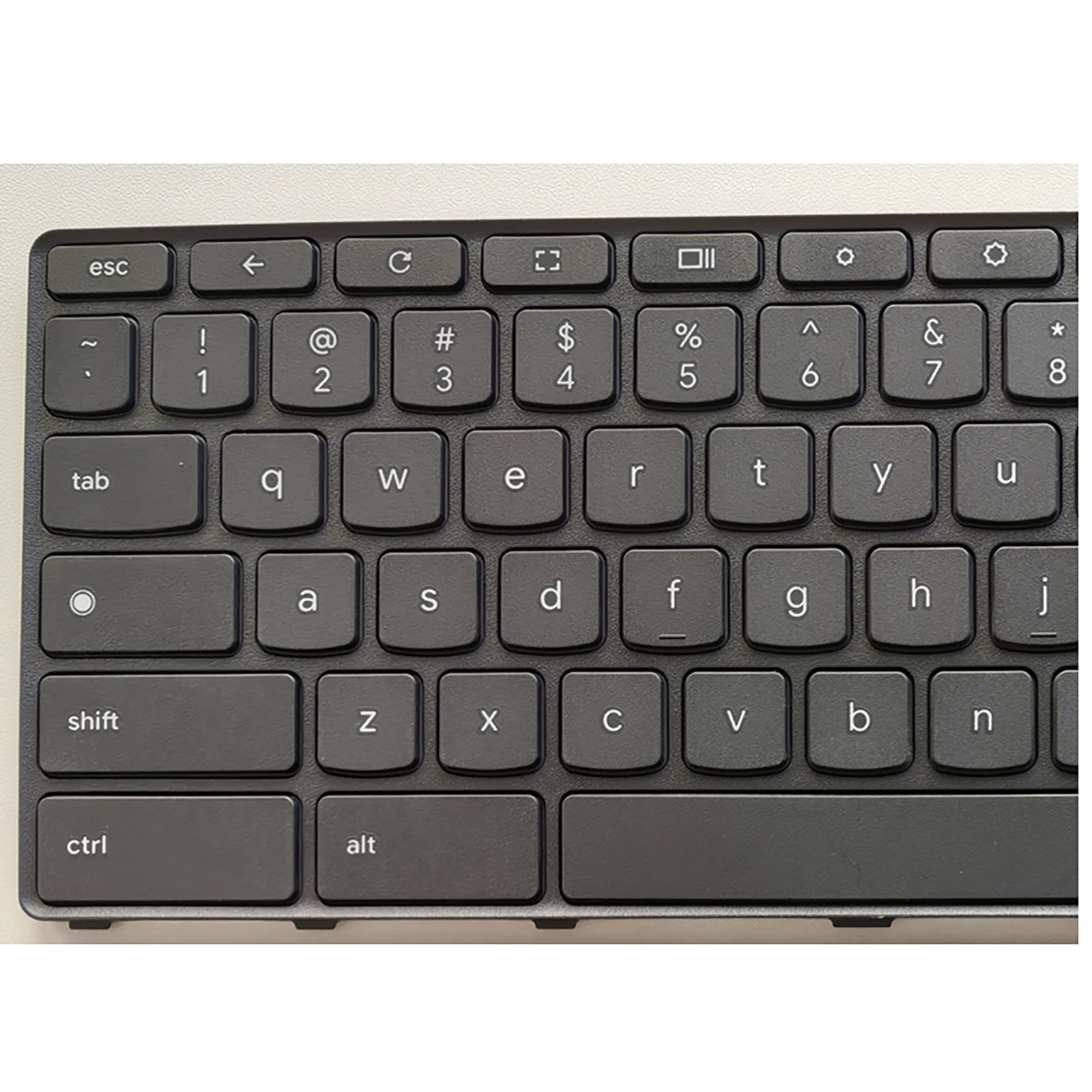US No Backlit Gray Laptop Keyboard for Lenovo Chromebook 100e 2nd Gen 3 Gen 4 MTK 5N21L43957 300E GEN4 300E 500E