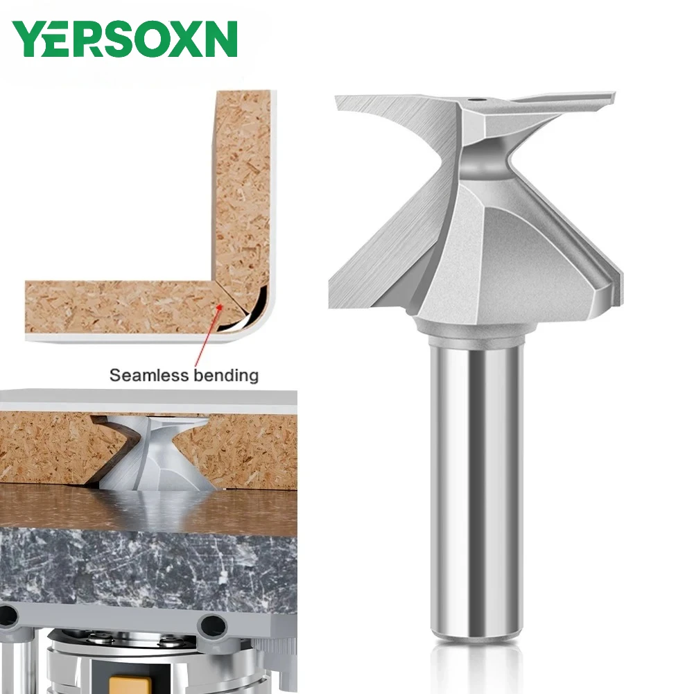 

1Pc 6/12mm 1/2"Shank 1/4"Shank Arc Bending Integrated Router Bit Woodworking Cutter Milling Forming Tool Arc Bending Router Bit
