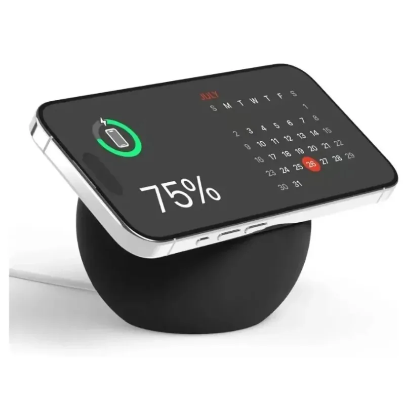

Силиконовый настольный держатель в форме шара для зарядки Magsafe iPhone 17, 16, 15, 14, 13, Pro, аксессуары для док-станции для зарядного устройства Macsafe