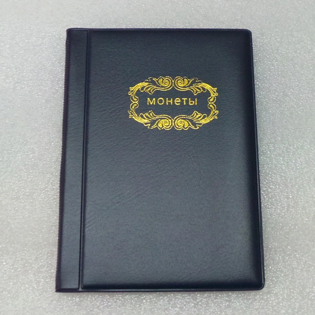 

120 Pockets Coin Collection Book Album Holder Storage Case Kids Collector Transparent Pockets Gift
