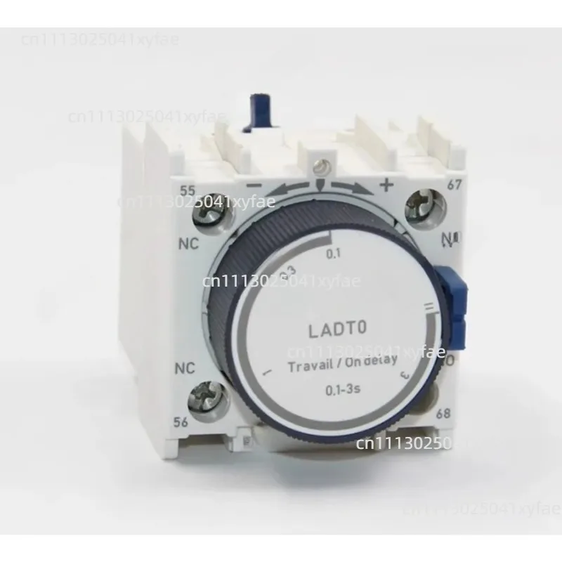 Adjustable Time Delay Contact Block 1NO 1NC for Contactor Auxiliary Control