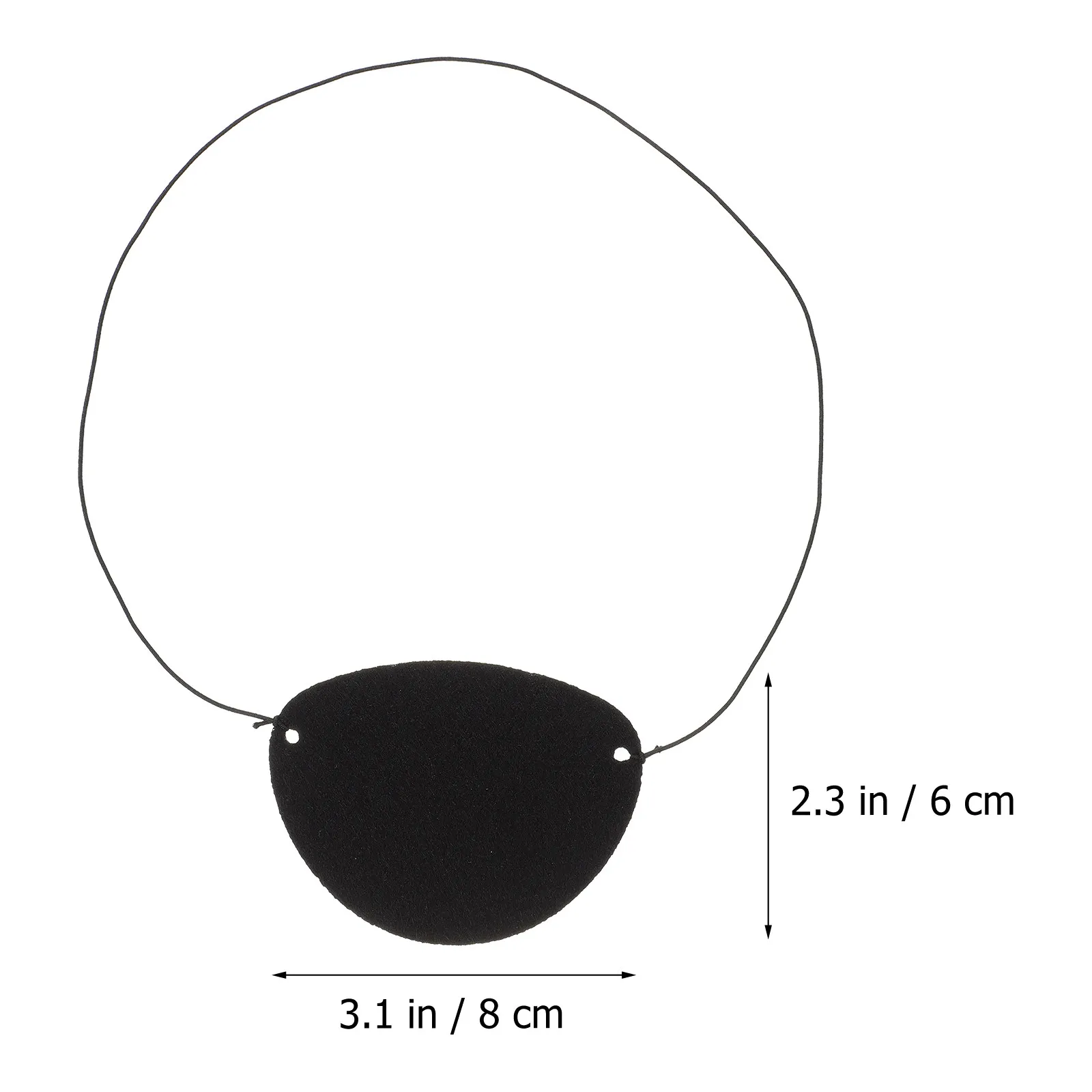 14Pcs Childrens Pirate Eye Patch Cartoon Style Fabric Single Eye Patch Halloween Costume Party Cosplay Festival Dress Up Prop