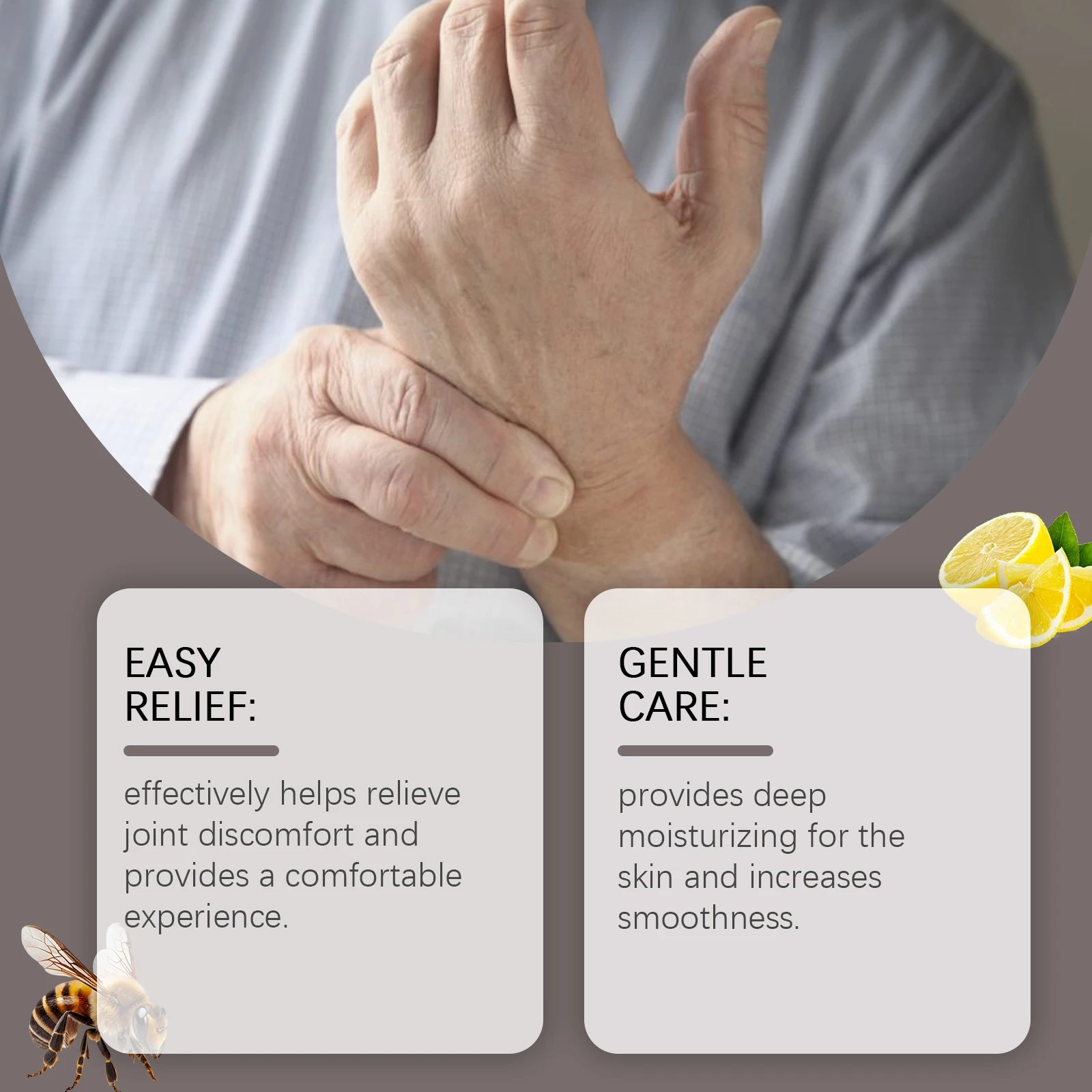Крем для ухода за костями в суставах с пчелиным ядом, дискомфорт для мышц и суставов, увлажняющий массажный крем для колена и тела для коленей, спины, плеч