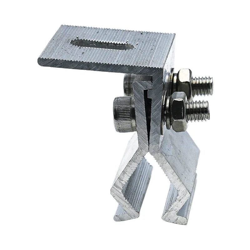 5pcs  for Photovoltaic Angle Bracket Fixture for Color Steel Tile Aluminum Alloy Integrated Solar Panel Mounting Clamp