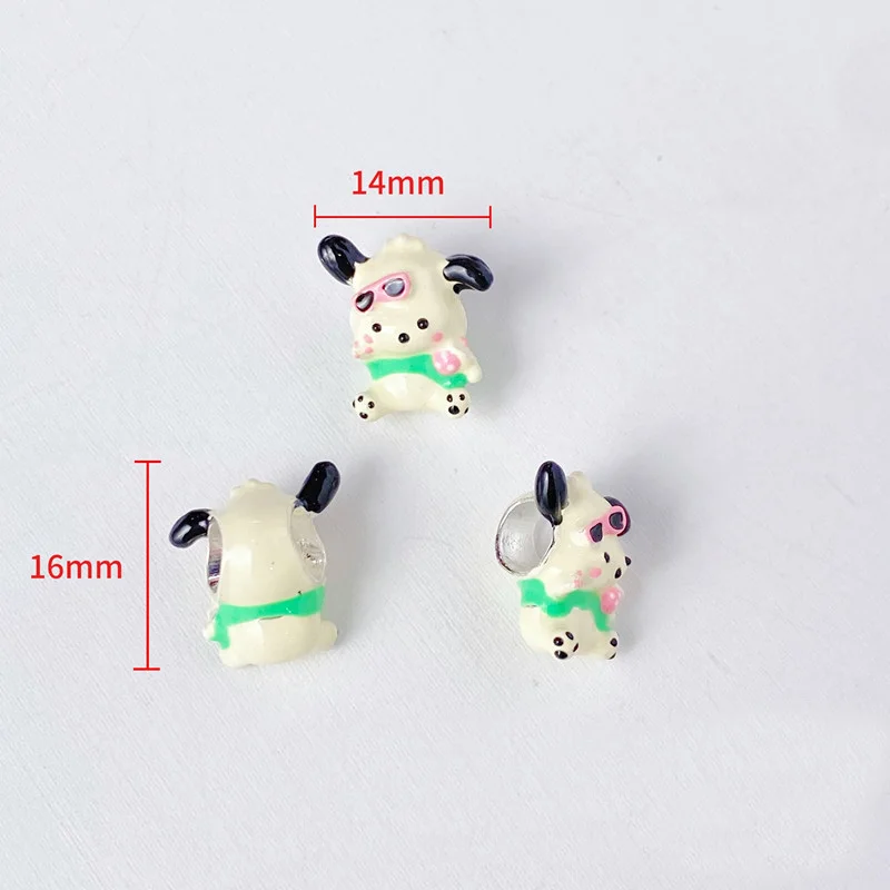 New Miniso Fashion Sanrio Charm Beads Suitable for Original Women's Bracelets Jewelry Accessories Gifts