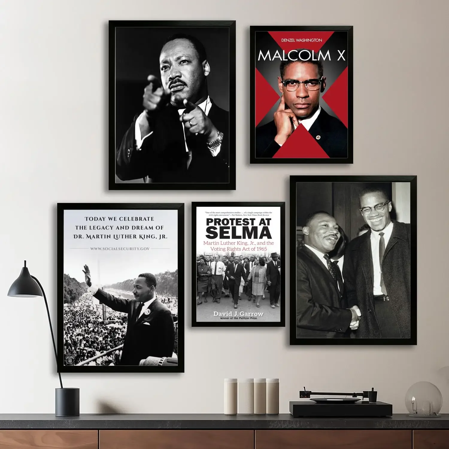 Martin Luther King Jr. MLK Civil Rights Canvas Art Poster, Wall Art, Modern Family, Bedroom Decor, Posters,Decorative painting