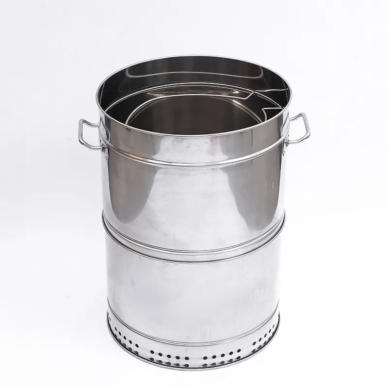 

Non-smoking grill, portable duck bucket, automatic barbecue bucket grill
