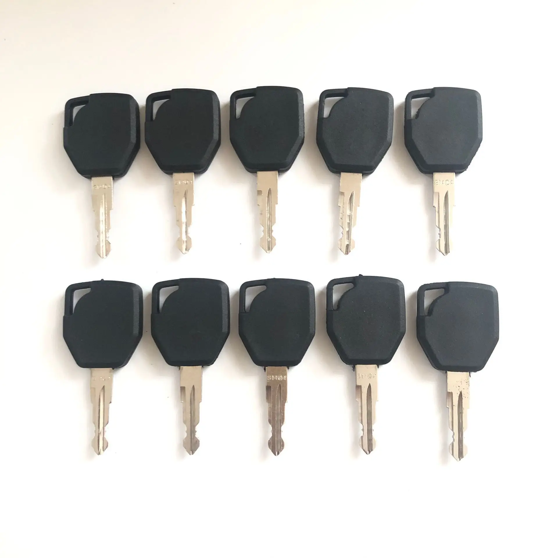 10PCS Key 81404 Fit For Terex JCB Fermec Backhoe Heavy Equipment Construction