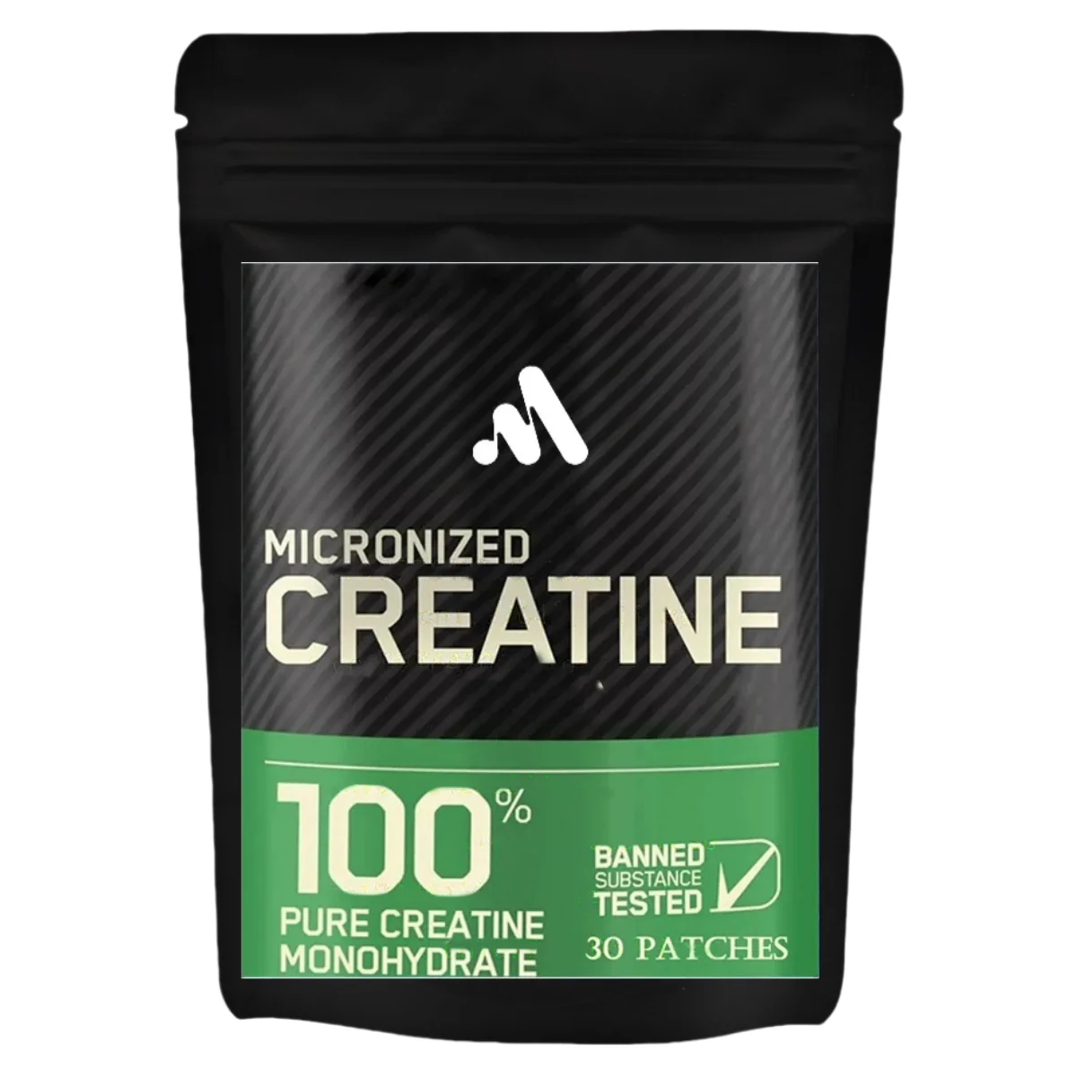 

Nutrition Micronized Strength Creatine Transdermal Patches Muscle Mass Gainer and Muscle Recovery for Men and Women 30 Patches