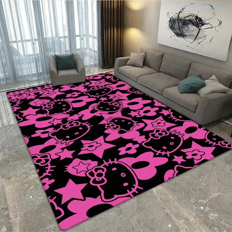 Sanrio Cute Hello Kitty printed carpet kitchen mats Non -slip carpet outdoor carpets area rug bedroom decor birthday gift