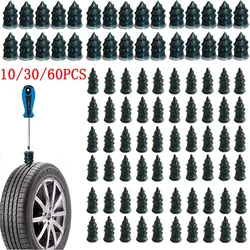 60 pçs vácuo reparação de pneus unhas para caminhões de carro motocicleta scooter bicicleta pneu punctura reparação sem câmara de ar auto pneus ferramentas de reparo