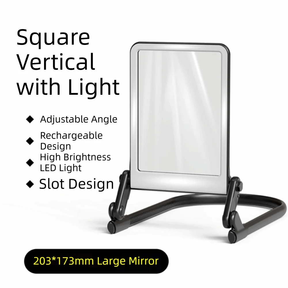 Rechargeable Neck Wear Magnifier 40 LED Adjustable Lighting Reading Magnifying Glass Flexible Hands Free