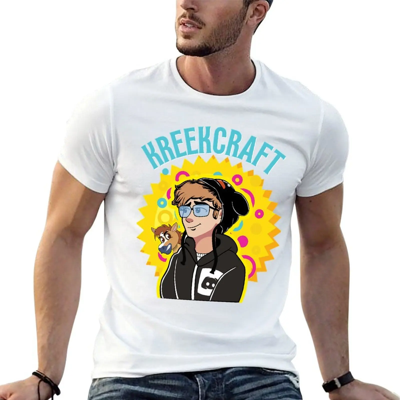 

Kreekcraft- Colorful Kreekcraft T-Shirt cotton t shirt man t shirt men 100% cotton luxury brand man graphic t shirt T-shirt