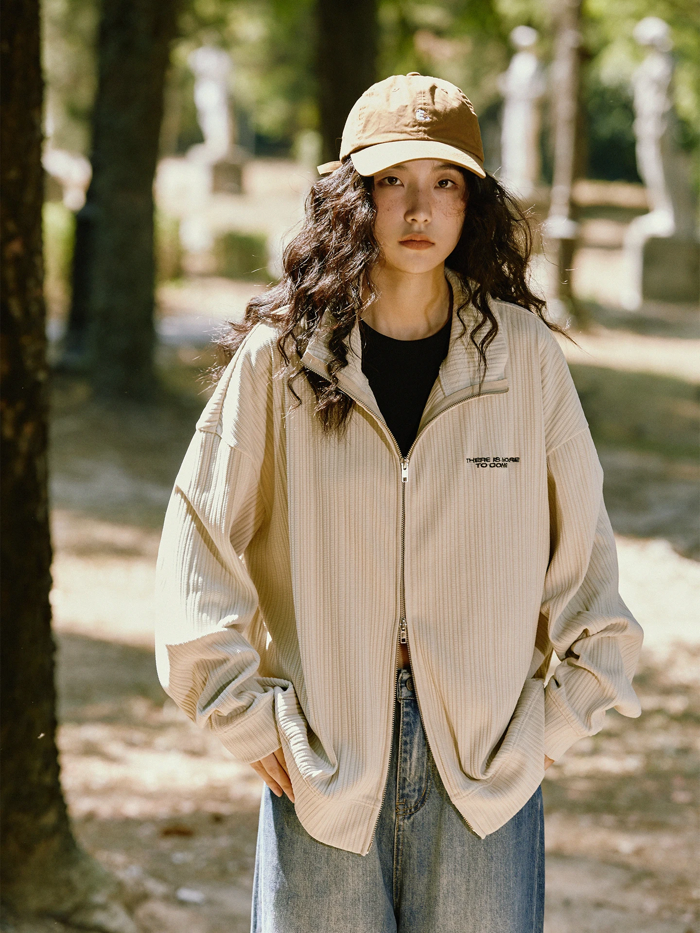 

Удобный свободный вязаный открытый кардиган Jaet, женский топ на молнии небольшого размера, повседневный длинный свек, хлопковая мягкая ткань