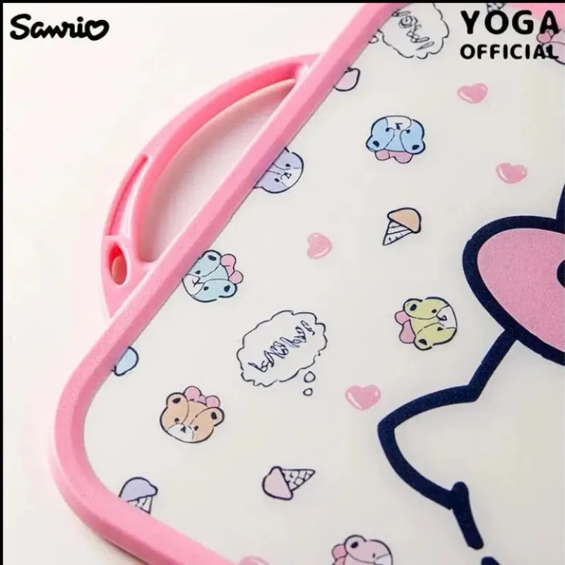 Sanrios Cartoon PP Fruit Cutting Board Anime Kawaii Double sided Usable My Melody Cinnamoroll Kuromi Picnic Outdoor Kitchenware