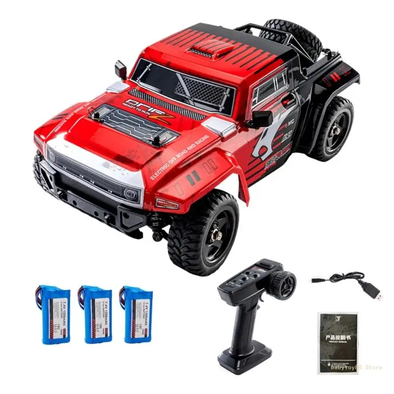 Y4UD 1:12 Remote Control High Speed Car Toy for Boy Men 2.4G Offroad Car Model Vehicle Toy Full Proportion Brushed Motor Car