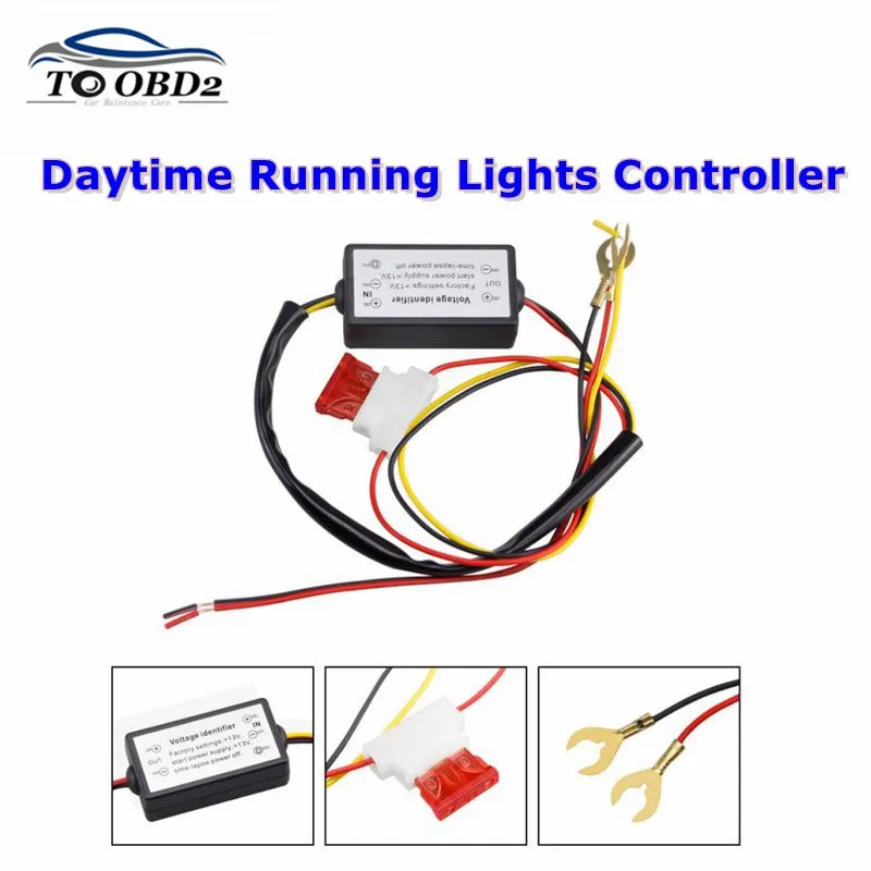 LED Daytime Running Light Controller Lamp Delay Controller LED Constant on Dimming Multifunctional Controller Car Modification