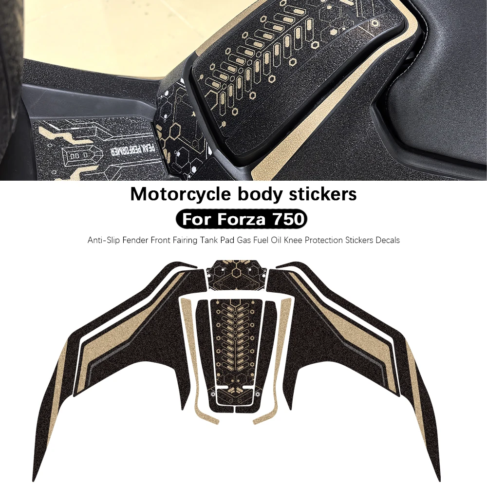 Motorcycle For Forza 750 Anti-Slip Fender Front Fairing Tank Pad Protection Stickers Decals Accessories Forza750 2025 2026