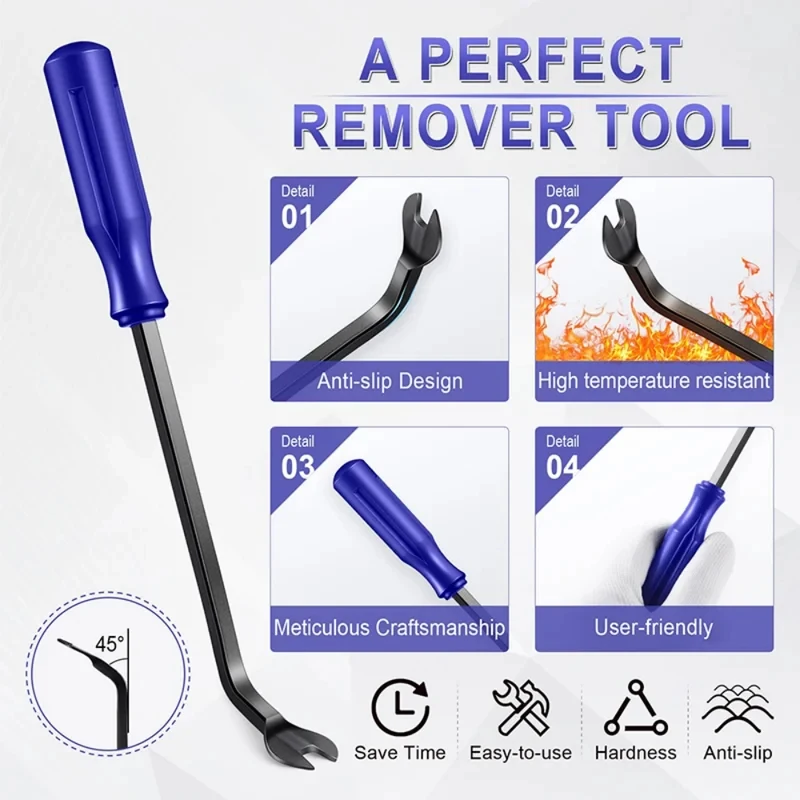 Car Plastic Pry Tools Kit, Door Panel Audio Dash Removal Install Tools view 4
