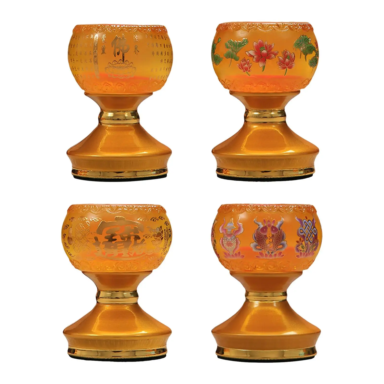 Ghee Lamp Holder Candle Holder Tea Light Holder Butter Lamp Holder for Decor