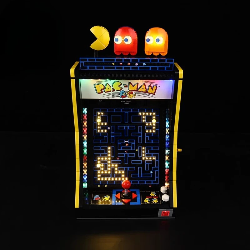 Zestaw oświetlenia LED odpowiedni do LEGO PAC MAN Arcade 10323 (nie obejmuje klocków konstrukcyjnych)