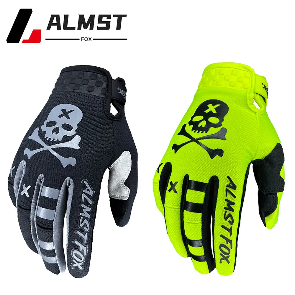 Almst fox motorrad handschuhe offroad bergab Mountainbike guantes dh mx mtb motorrad handschuhe männer frauen handschuhe zubehör