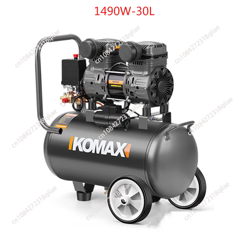 Silent Oil-free Air Compressor 30L Portable Air Compressor Spray Painting