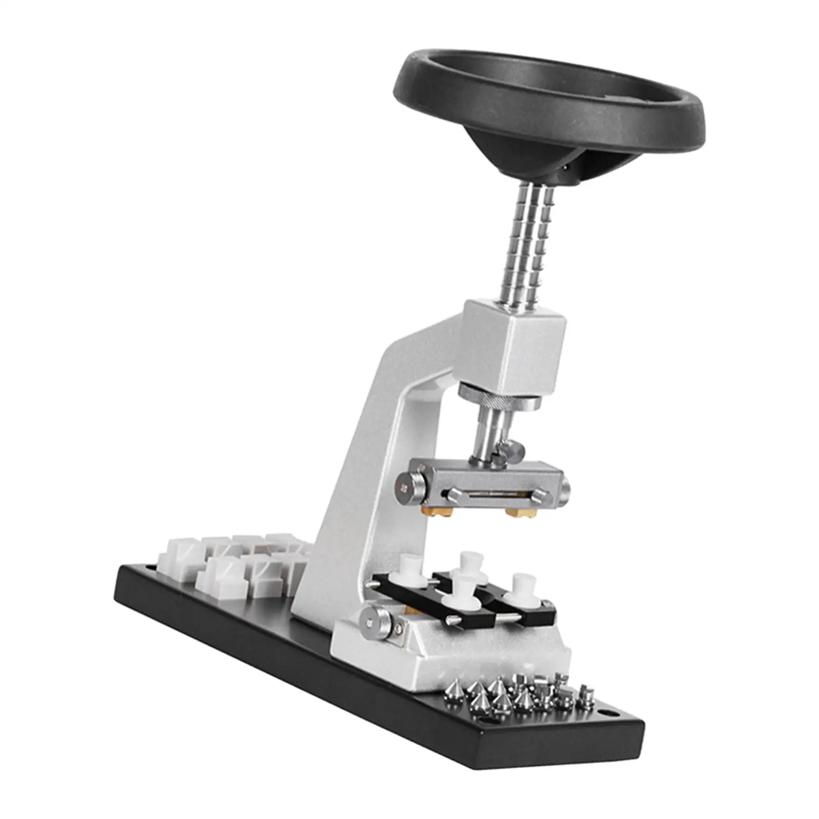 Watch Case Back Opener Necessary Tool Adjustable Case Holder with Metal Base Chucks Watch Maintenance Bench Watch Opener 5700