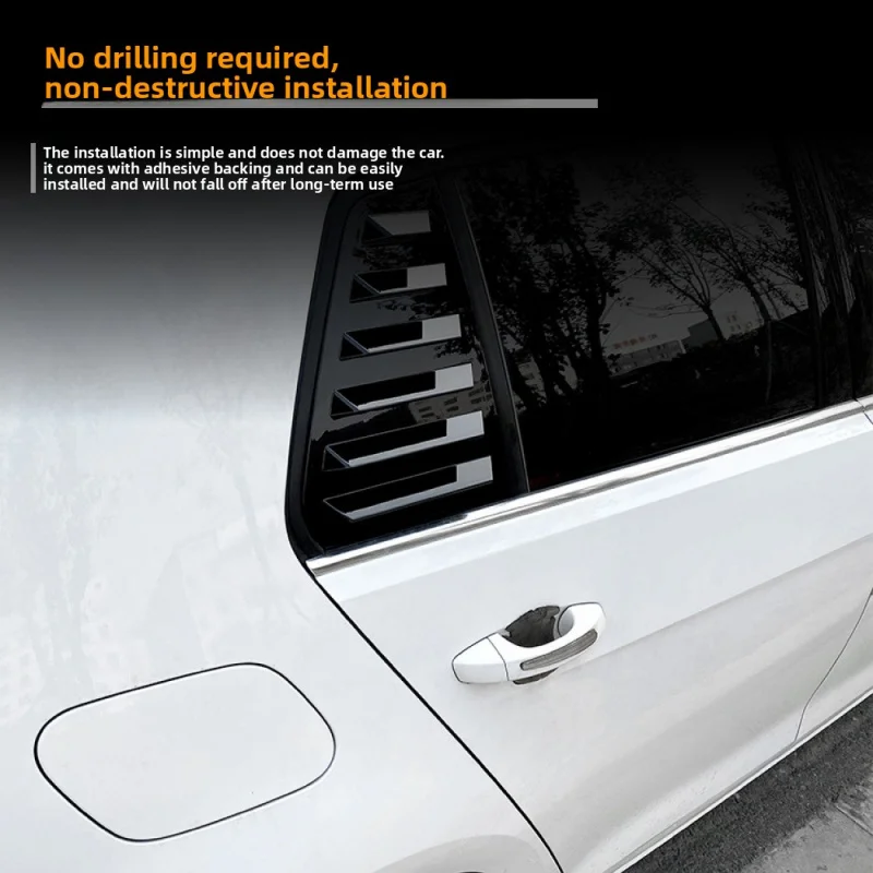 Window Blinds Shades Sticker for Volkswagen Golf MK7 7 5 GTI R 2013 2019 Car Window Tint Decoration Auto Accessories Custom Fit