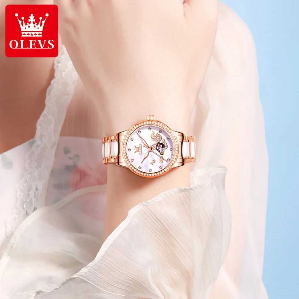 Women's Fully Automatic Mechanical Steel Strip Watch