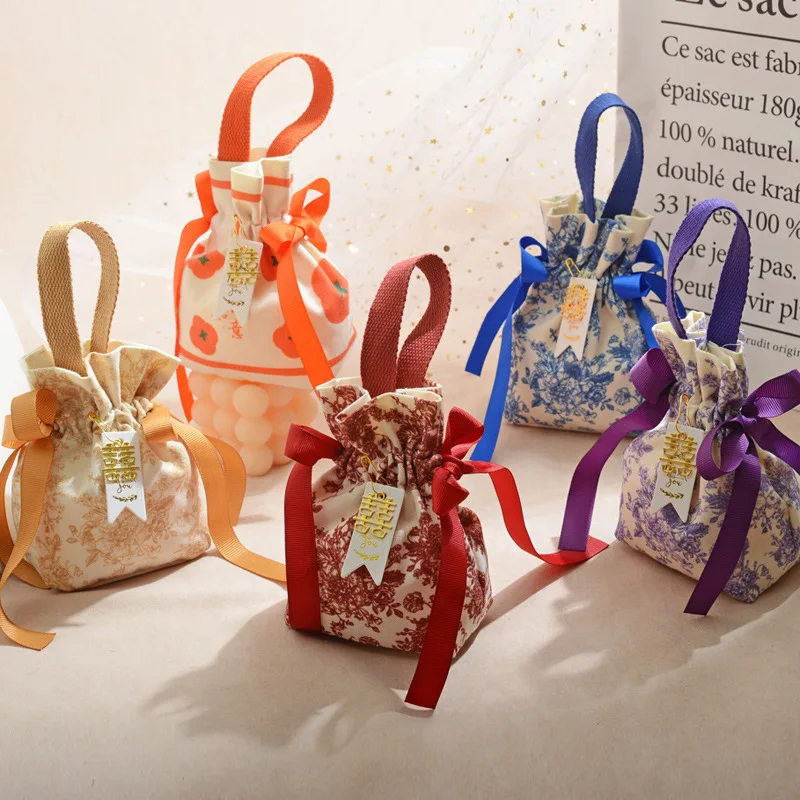 

European Handheld Candy Box with Large Capacity, Wedding Candy Bag, Return Gifts for Guests, Creative Birthday Supplies