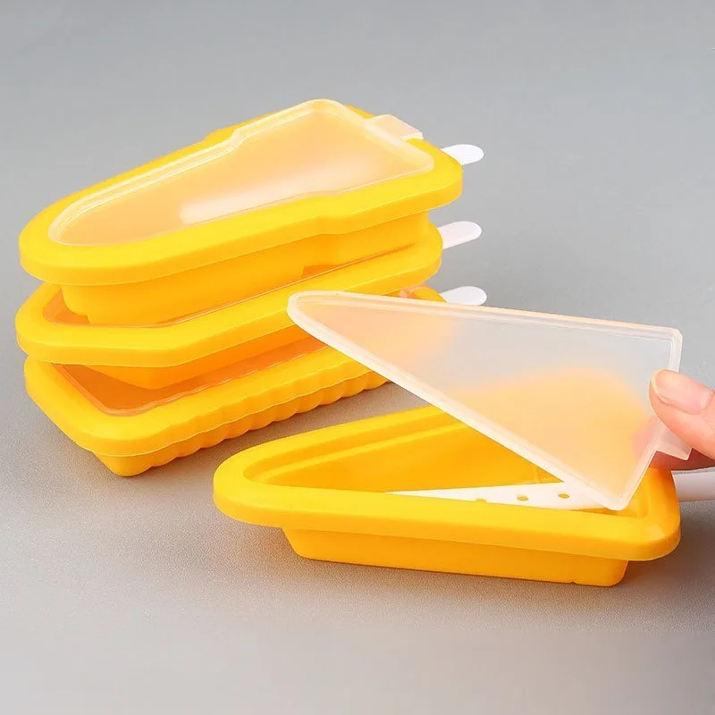 Silicone Ice Cream Mold with Multiple Shapes, Summer Homemade for Household Ice Cream Making Tool, 5PCS Set