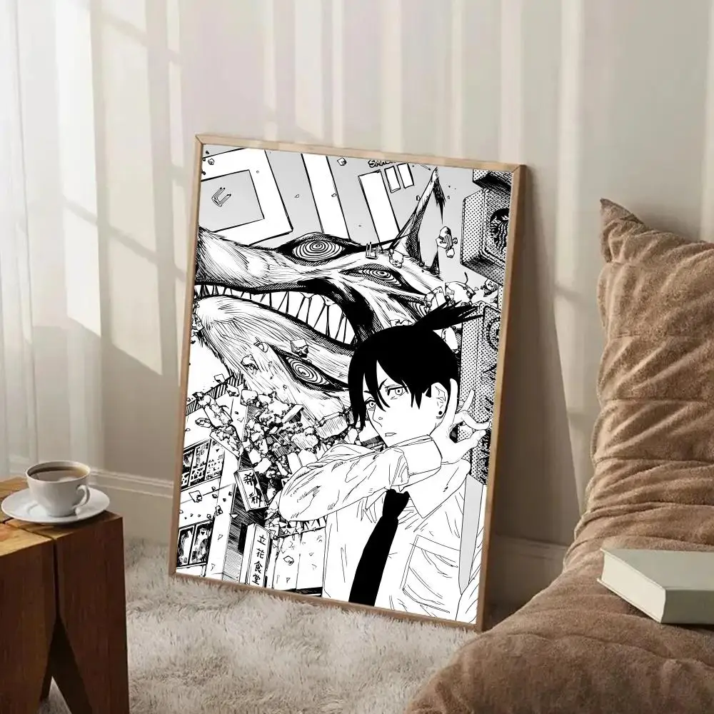 Anime Devil C-Chainsaw Man Poster, Gemälde, Wandkunst, Wandbild für Wohnzimmer, Heimdekoration und Geschenke – Detail 16