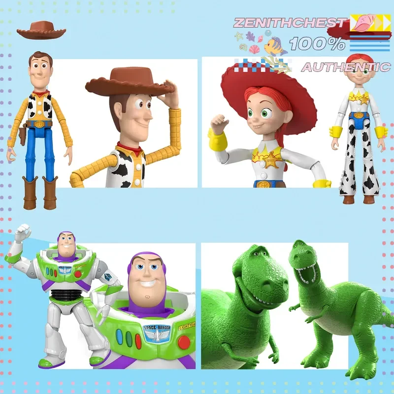 

Genuine Disney Toy Story Series Woody & Buzz Lightyear Character Model Desktop Display Ornament Premium Collectible Holiday Gift