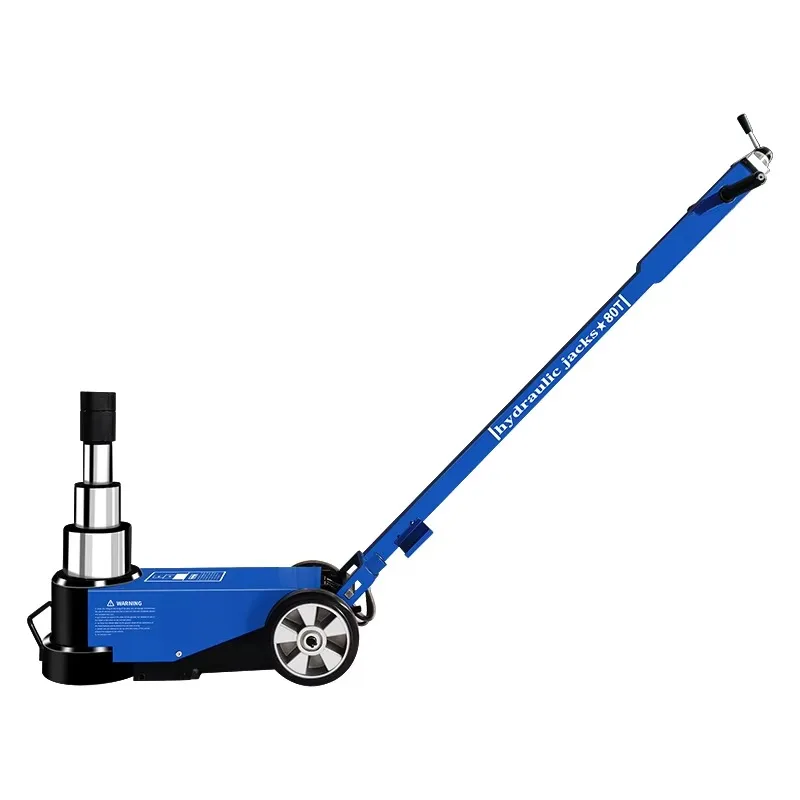 Easy to Use 100t Three Stage Pneumatic Truck Hydraulic Air Floor Jack Durable Lifting Jack for Heavy Duty Trucks and Buses