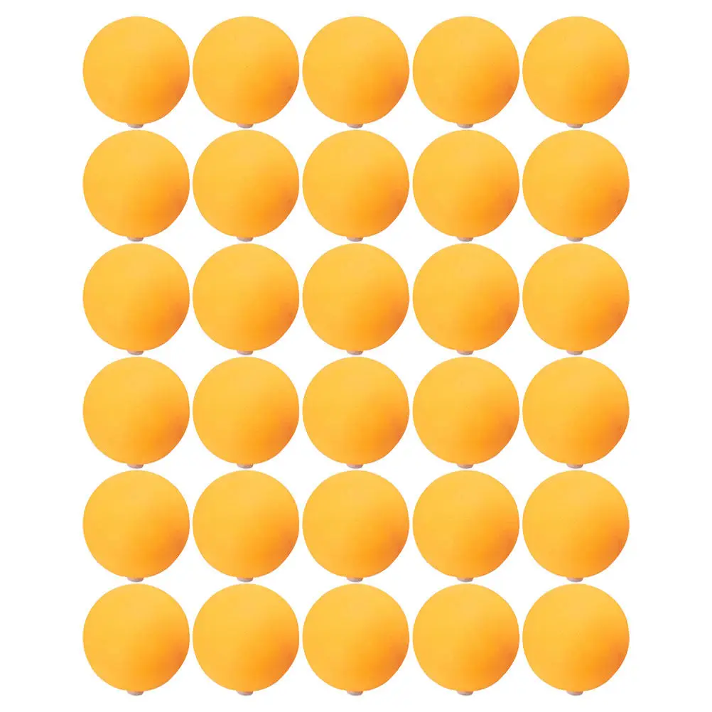 

30Pcs Table Tennis Balls with Punch Holes Silicone Plug Training Ping Pong Balls for Aerodynamic Skill Enhancement