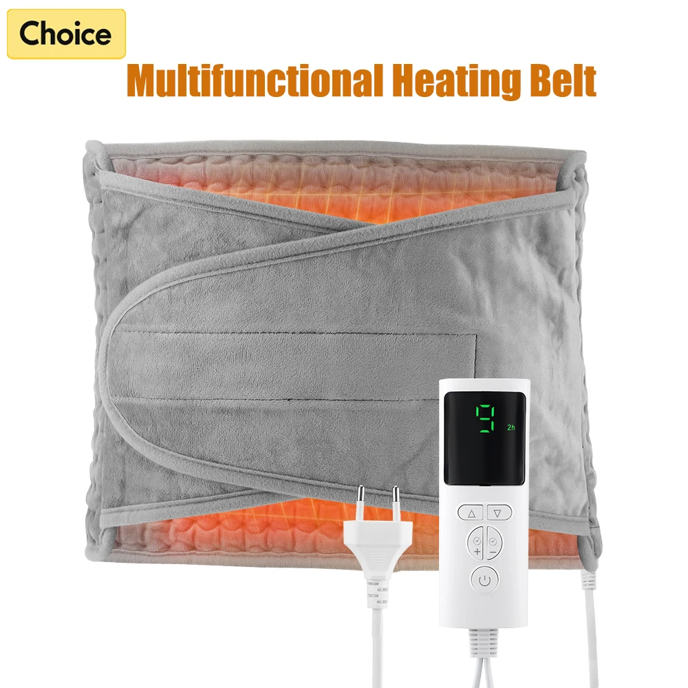 

2 In 1 Electric Heating Pad Waist Belt Back Belly Menstrual Uterus Warming Heated Mat Winter Thermal Blanket For Sofa Bed