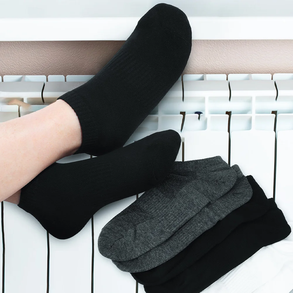 5 أزواج من جوارب الكاحل المريحة للرجال، جوارب جري شبكية قابلة للتنفس للأنشطة الرياضية الخارجية، أساور مرنة ناعمة #2