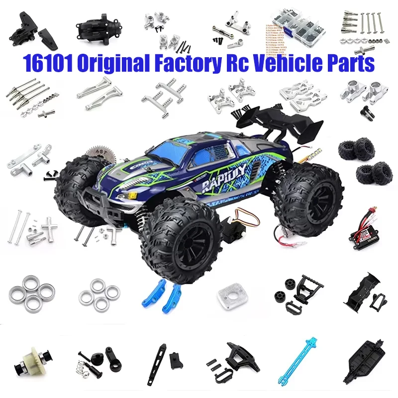 SCY 16101 PRO 16102 PRO RC piezas automotrices eje giratorio engranaje rodamiento varilla dirección brazo oscilante tornillos de Motor brazo inferior trasero