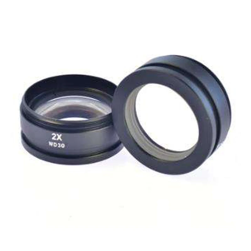 Kailiwei 2X Độ Phóng Đại Mục Tiêu Phụ Trợ Ống Kính Máy Ảnh Kính Hiển Vi Ống Kính Cho Trinocular Stereo Zoom Kính Hiển Vi Phụ Kiện