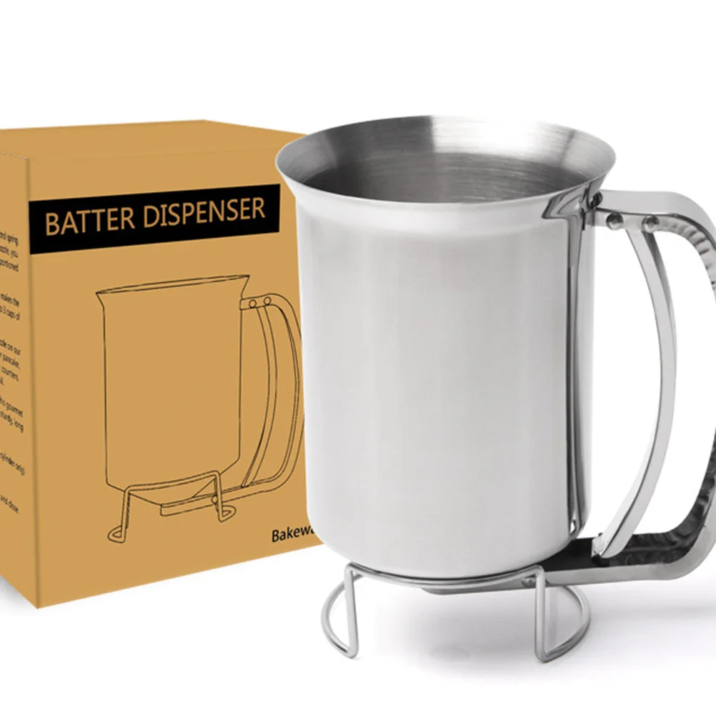 

Pancake Dispenser Stainless Steel Baking Funnel For Cake Cupcakes Crepes Waffles Home Kitchen Tool Batter Squeezer Kitchen