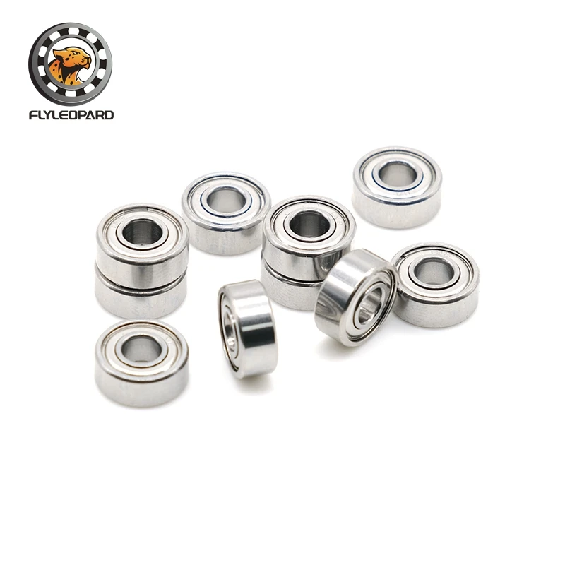 1Pcs 4x10x4 SMR104 ZZ CB Stainless Steel Hybrid Ceramic Ball Bearing L1040ZZ SMR104ZZ CB Reel Bearing RC Bearing