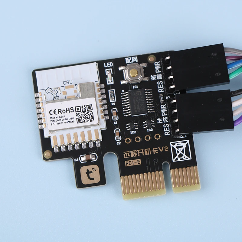 A3 Tuya Wifi PC Power Switch Desktop Computer Remote Boot Startup Card Telecommuting PICE MINI Card