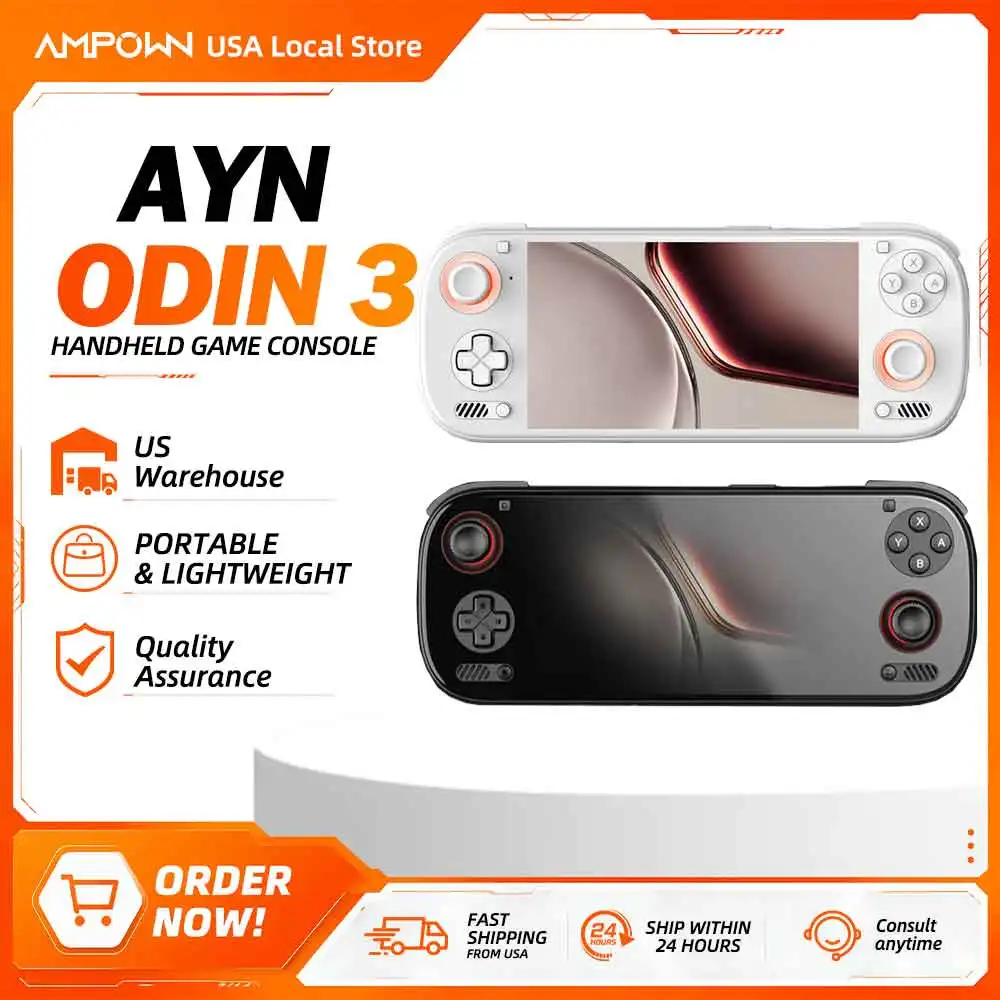 AYN AYN Odin 3 120Hz AMOLED Android Gaming Console 3nm Snapdragon 8 Elite 8000mAh 60W Fast Charge Ultra-Slim Portable Handheld - Aliexpress Deal