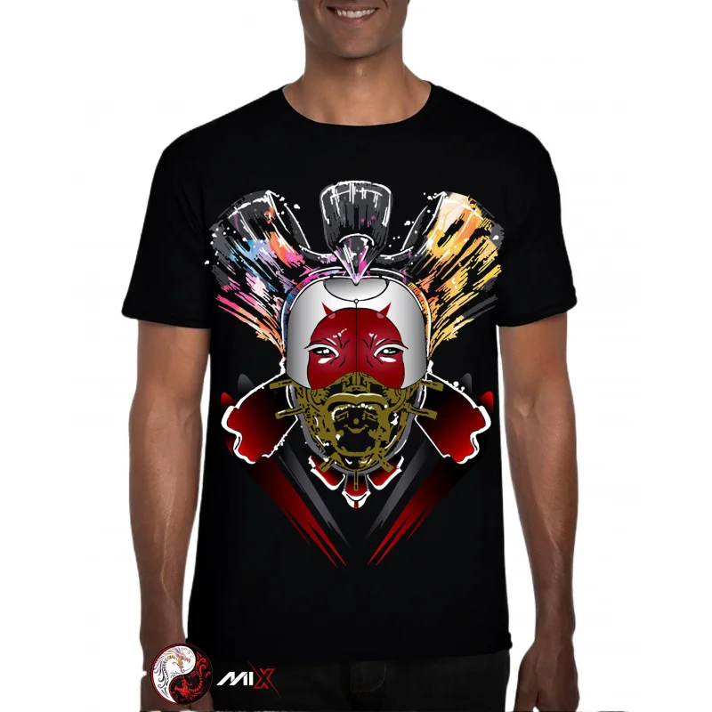 

Ghost in the Shell Geisha Anime T Shirt for men 100% cotton Cyberpunk Graphic Tee Sci-Fi Aesthetic Y2K clothes Large size Top