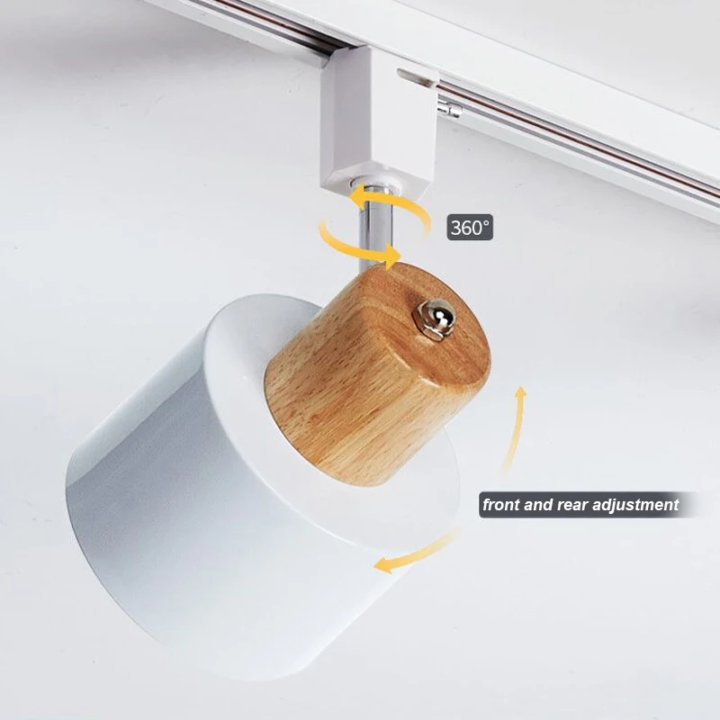 Set LED Track Light Fixture Ceiling Spots Lamps Led COB Track Lights 7W 28W Rail For Kitchen Shop Home Lighting me 220V